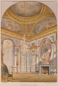 Salone della Pace del XVII secolo, Castello di Versailles, illustrazione dal Dictionnaire de l