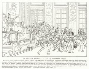 18 Brumaio, Anno VIII (9 novembre 1799) da French School