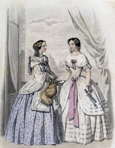 2 donne alla moda - in "Journal des Demoiselles" 1852