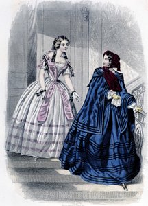 2 donne alla moda - in "Journal des Demoiselles" 1852