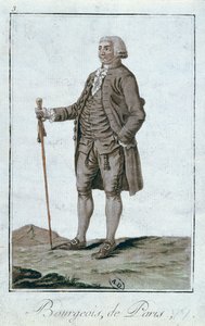 Un borghese di Parigi, 1787 da French School