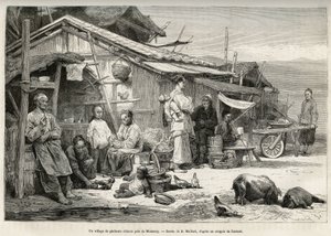 Un villaggio di pescatori cinesi vicino a Monterey, California, testimonia l