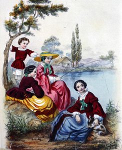 Una festa di pesca da French School