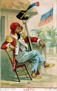 Un soldato haitiano, 1879 da French School