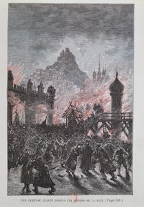 Una grande luce dissipò le ombre, da Michele Strogoff di Jules Verne (1828-1905) 1893 da French School