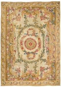 Un tappeto a pelo Aubusson di Luigi XVI, Francia, fine XVIII secolo da French School