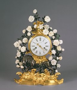 Orologio Luigi XV, Vincennes/Mennecy, c.1750 da French School