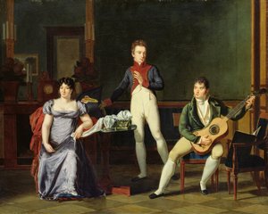 Un Musicista e la sua Famiglia, possibilmente Fernando Sor (1778-1839)