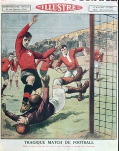 Una tragica partita di calcio, da Le Petit Journal, 27 marzo 1927