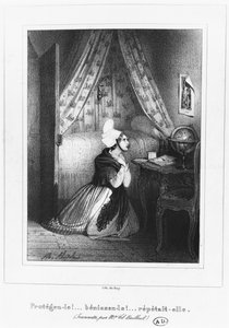 Una giovane donna della Normandia, c.1830-40 da French School