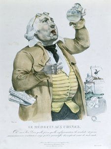 Un medico che esamina l