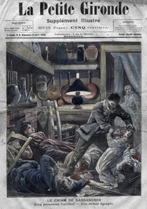 Una famiglia assassinata: omicidio della famiglia Leblond da parte di Caillard a Nassandres, vicino a Bernay. Copertina di 