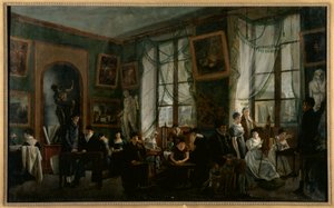 Una classe di disegno femminile da French School