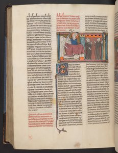 Una pagina da Vie des Saints da French School
