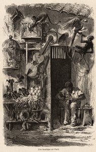 Un negozio a Para, illustrazione del viaggio di Mr. Biard in Brasile nel 1858-1859. Incisione in "Le tour du monde" 1861 da French School