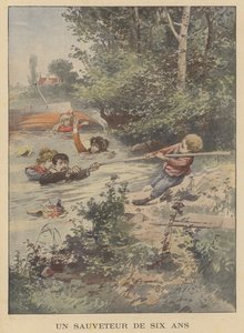 Un salvatore di sei anni (litografia a colori)