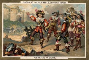 Abraham de Fabert (1599-1662), Maresciallo di Francia, durante l