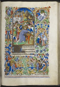 Cristo che porta la croce, da Libro delle Ore (The Bedford Hours) c.1410-30 da French School