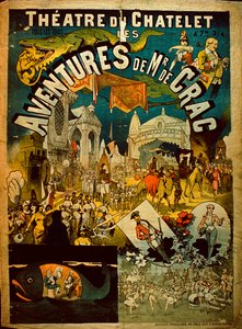 Avventure di Mr De Crac - Poster del circo francese