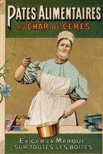 Pubblicità per la pasta Au Char de Ceres, c.1900 da French School