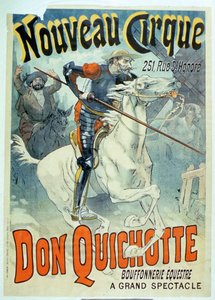 Pubblicità per Don Chisciotte, Nuovo Circo, Buffoneria a cavallo da French School