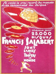 Pubblicità per Francis Salabert Disques da French School