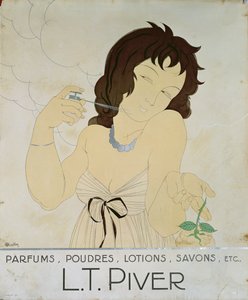 Pubblicità per L.T. Pivert c.1900, disegnata da Ourtin da French School