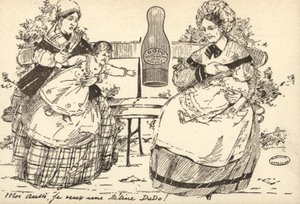 Pubblicità per un biberon da French School