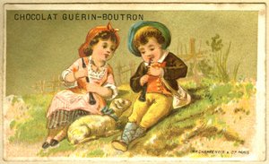 Pubblicità cromolitografica dei cioccolati Guérin Boutron (cromolitografia)