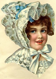 Cromos pubblicitari, ritagliati secondo i contorni dei disegni rappresentati, molto di moda all
