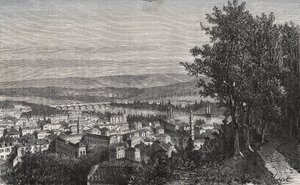 Agen - Lot-et-Garonne - incisione in 