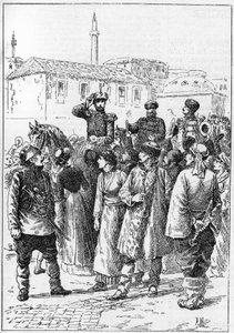 Alessandro di Battenberg - Alessandro I di Bulgaria o Alessandro di Battenberg (1857-1893) arriva a Filippopoli per proclamare l