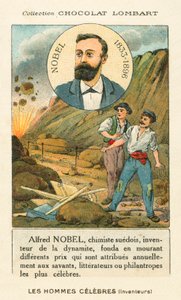 Alfred Nobel, chimico e industriale svedese che inventò la dinamite da French School
