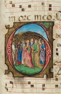 Tutti i Santi, Graduale, f.85 da French School