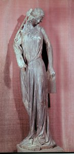 Figura allegorica della Sinagoga, dal portale del transetto sud della cattedrale di Strasburgo, c.1230 da French School