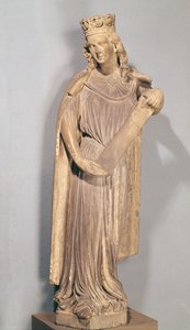 Figura allegorica della Piccola Chiesa, dalla Cattedrale di Strasburgo da French School