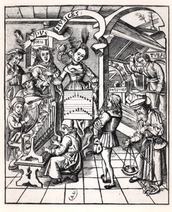 Allegoria della musica da French School