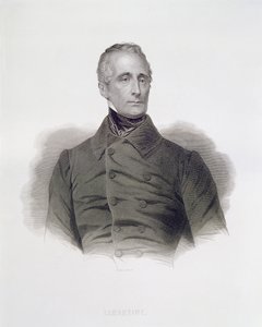 Alphonse de Lamartine, inciso da Pierre Pelee da French School