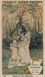 Ambroise Thomas, Musicista, 1811-1896, eretta al Parc Monceau da French School