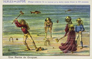 Una partita di croquet subacquea nell