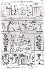 Illustrazioni e simboli religiosi e astronomici dell