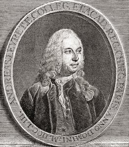 André Levret, 1703-1780. Ostetrico francese. Da Les Heures Libres pubblicato nel 1908
