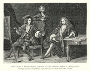 Andre Campra e Antoine Danchet, con il loro amico Bon Boulogne, autori de L