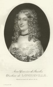 Anne-Genevieve de Bourbon, Duchessa di Longueville da French School