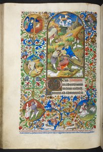 Annuncio ai pastori, Libro delle Ore (Le Ore di Bedford)