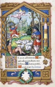 Annunciazione ai pastori, da un Libro d