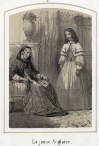 Incisione anonima del XIX secolo da French School