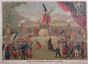 Apoteosi della Repubblica, c.1889 da French School