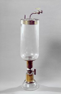 Apparecchio per lo studio dei gas, progettato da Antoine Laurent de Lavoisier (1743-94)