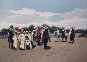 Prigionieri arabi: Un convoglio di prigionieri arabi è portato davanti all